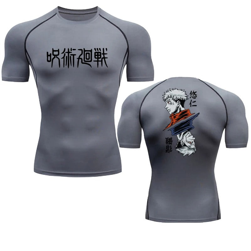 Anime compression t-shirt