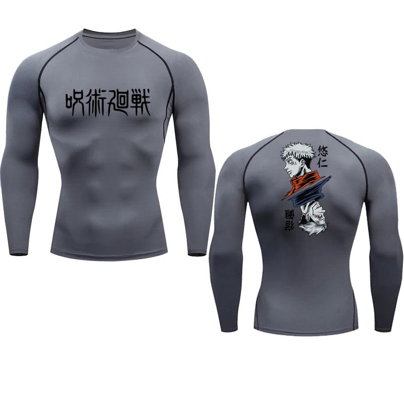 Anime compression t-shirt