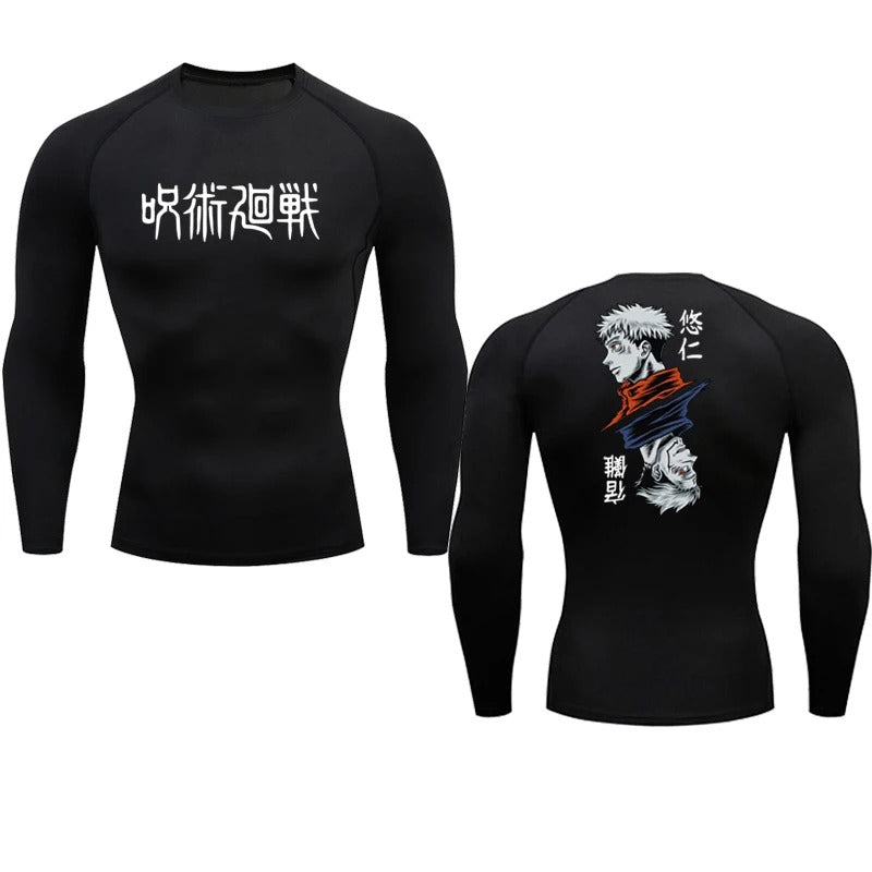 Anime compression t-shirt