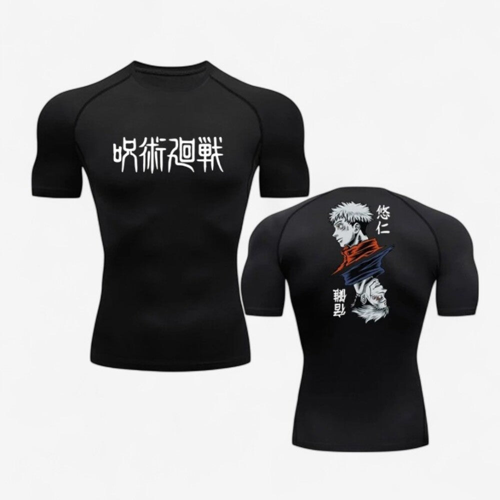 Anime compression t-shirt