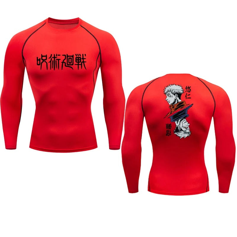 Anime compression t-shirt