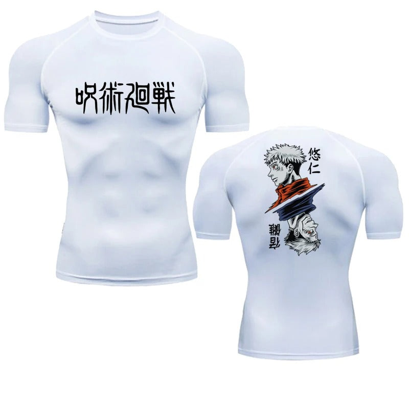 Anime compression t-shirt