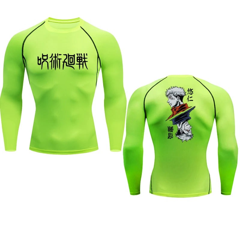Anime compression t-shirt