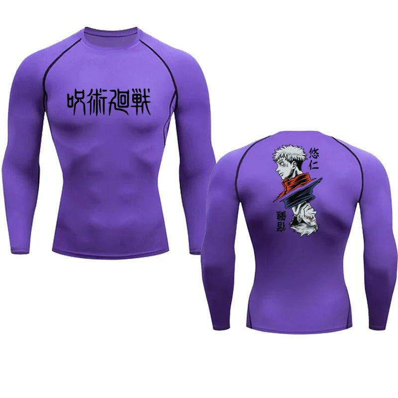 Anime compression t-shirt