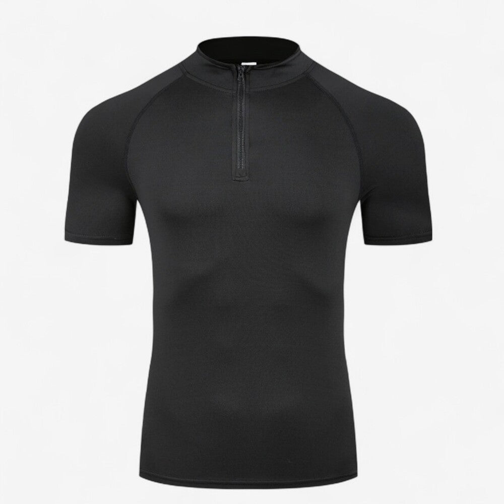 Black compression t-shirt
